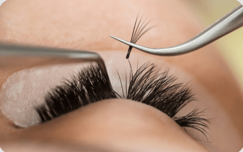The difference between eyelash extensions and extensions