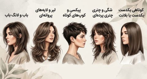 بهترین آرایشگاه زنانه برای کوتاهی مو در رشت