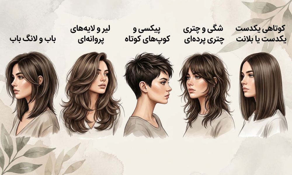 بهترین آرایشگاه زنانه برای کوتاهی مو در رشت
